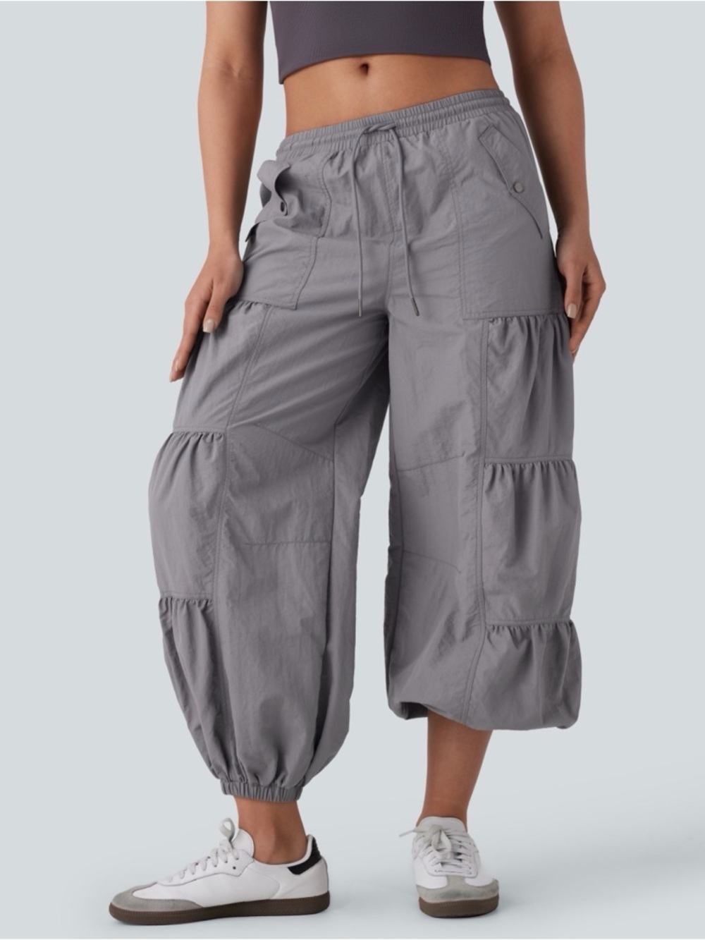 NWT Halara Cargo Parachute Pants - Picture 3 of 7